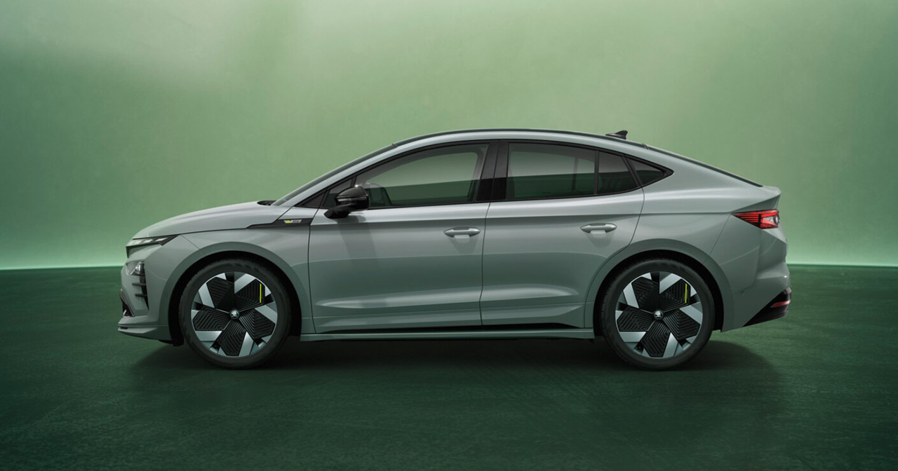 Enyaq Coupé RS Seitenansicht Enyaq Coupé RS Seitenansicht