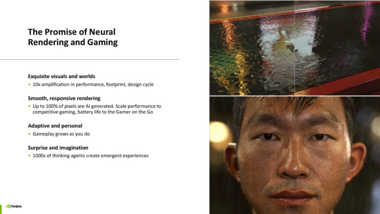 Nvidia Neural Rendering Illustration von Nvidia Neural Rendering