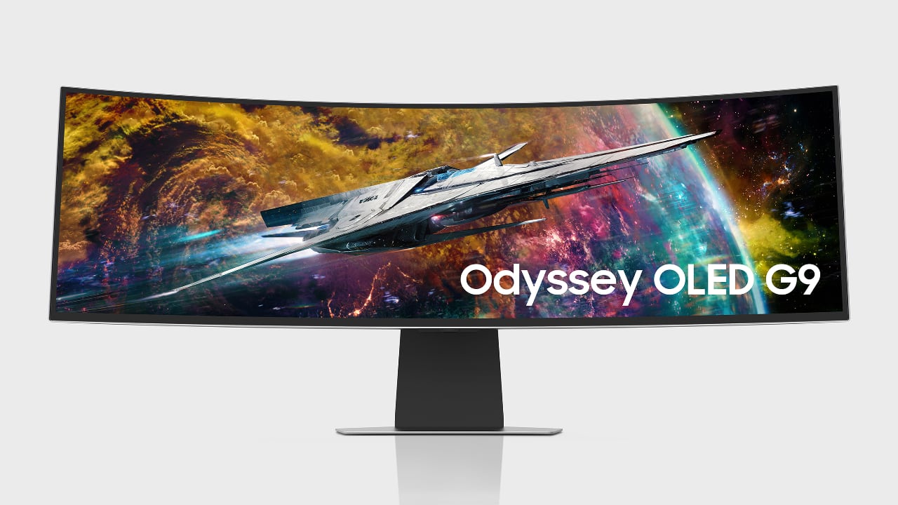 Samsung bringt das Odyssey OLED G9 auf den Markt, das ein gebogenes 49-Zoll-OLED-Display (1800R) mit Dual-Quad-HD und Quantum-Dot-Technologie bietet Samsung bringt das Odyssey OLED G9 auf den Markt, das ein gebogenes 49-Zoll-OLED-Display (1800R) mit Dual-Quad-HD und Quantum-Dot-Technologie bietet