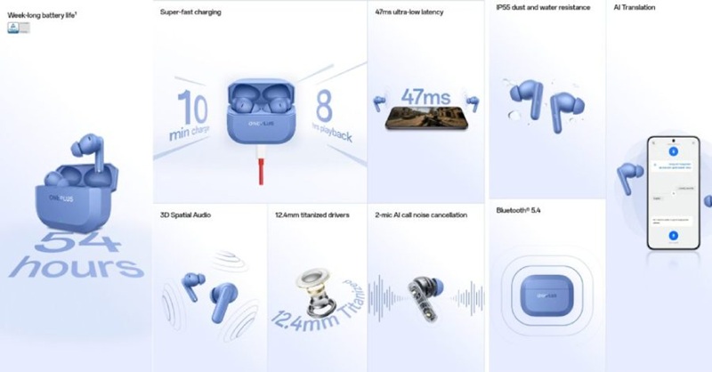 OnePlus Nord Buds 3R Spezifikationen OnePlus Nord Buds 3R Spezifikationen