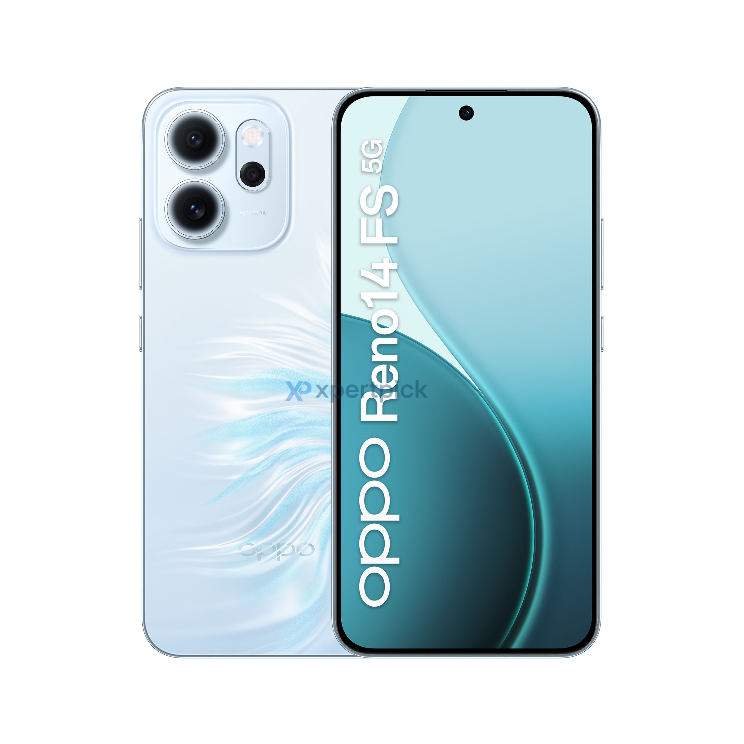 Oppo Reno 14 FS 5G in weiß