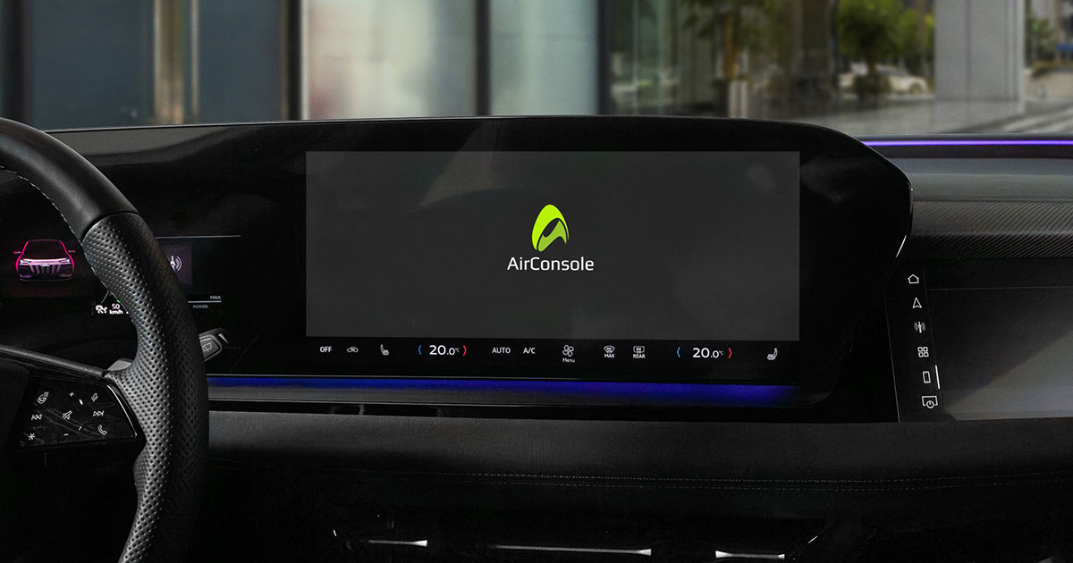 AirConsole-Spielplattform in Audi AirConsole-Spielplattform in Audi