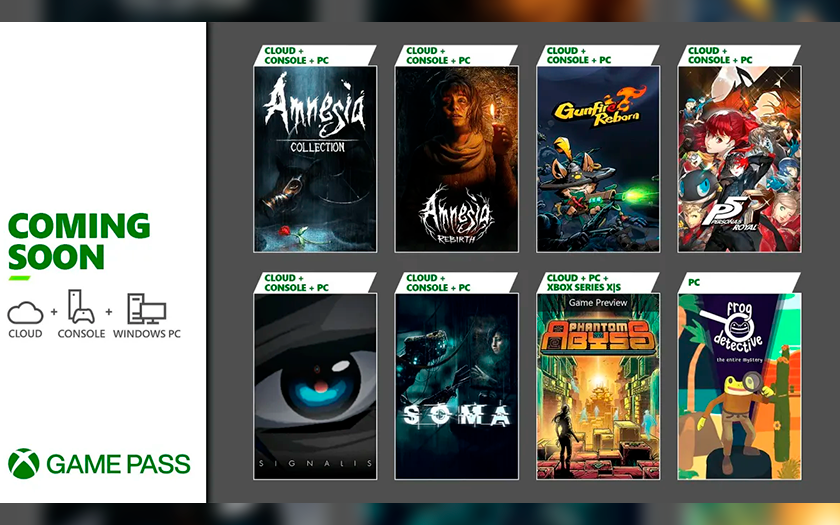 Persona 5 Royal, Soma, Amnesia und andere: Die Liste der Spiele, die vom 20. bis 27. Oktober in die Xbox Game Pass-Bibliothek aufgenommen werden-2 Persona 5 Royal, Soma, Amnesia und andere: Die Liste der Spiele, die vom 20. bis 27. Oktober in die Xbox Game Pass-Bibliothek aufgenommen werden-2