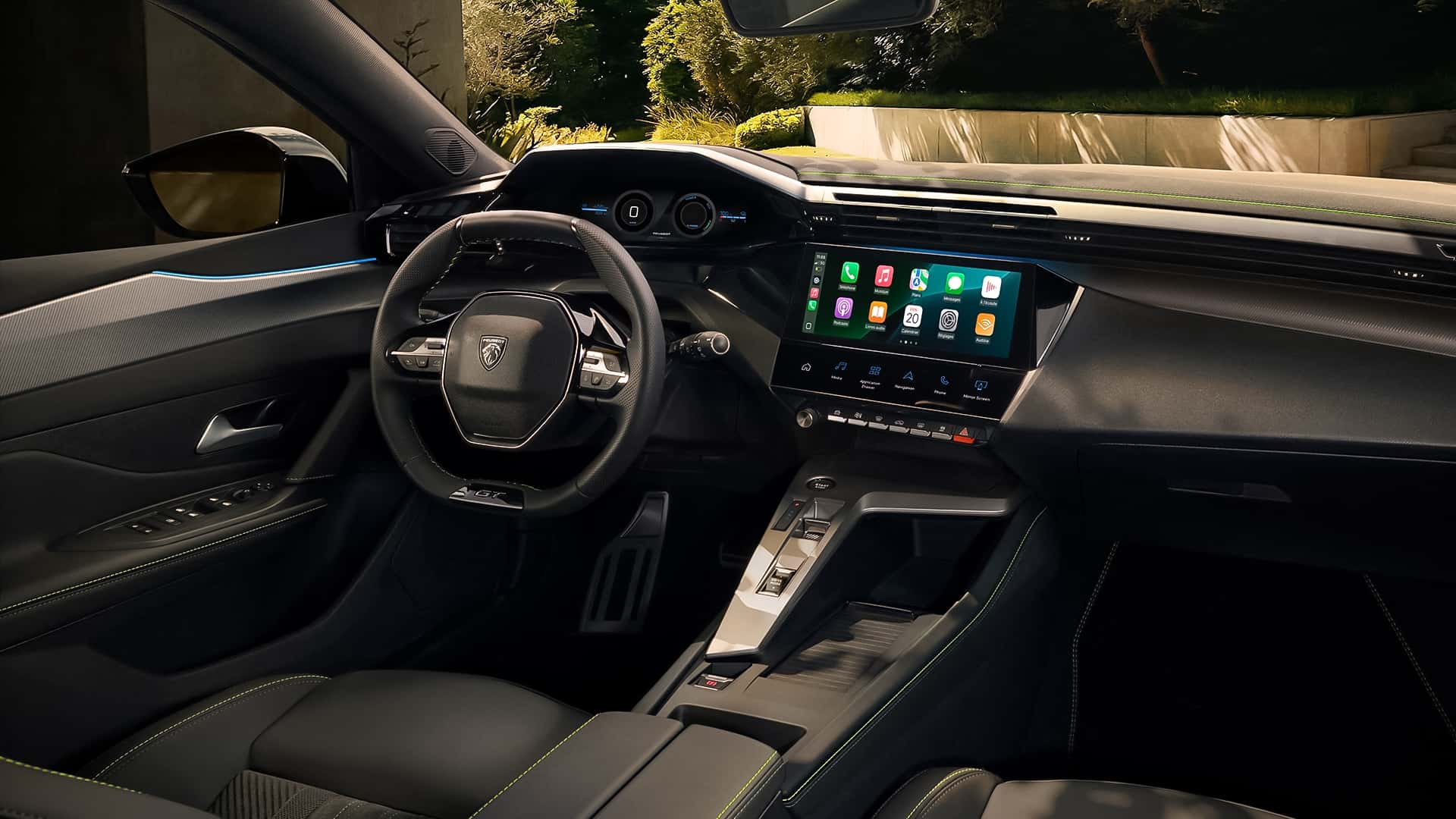 Innenansicht des aktualisierten Peugeot 308 Innenansicht des aktualisierten Peugeot 308