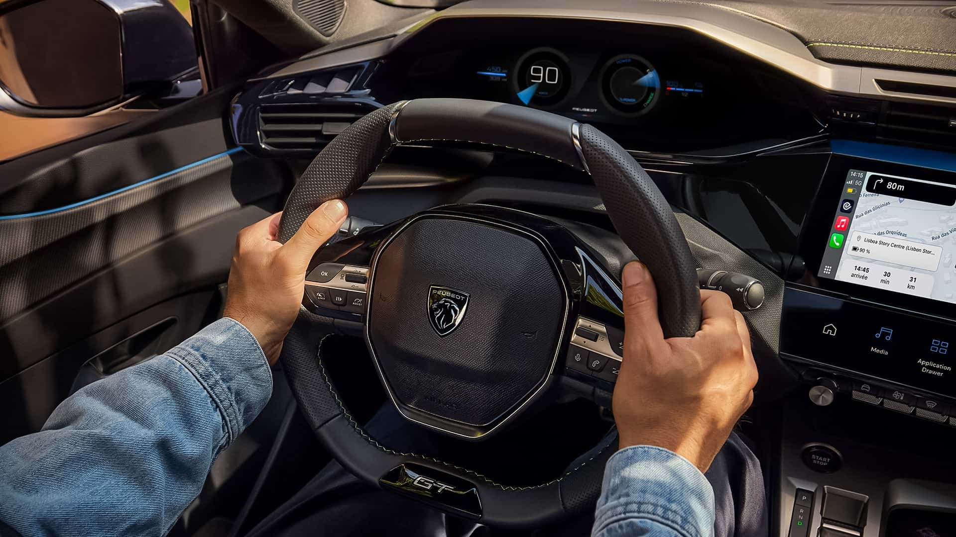 Innenansicht des aktualisierten Peugeot 308 SW Innenansicht des aktualisierten Peugeot 308 SW