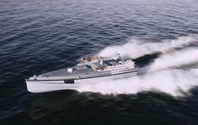 Erstes öffentliches Foto der Magura 7 mit AIM-9 Sidewinder-Rakete