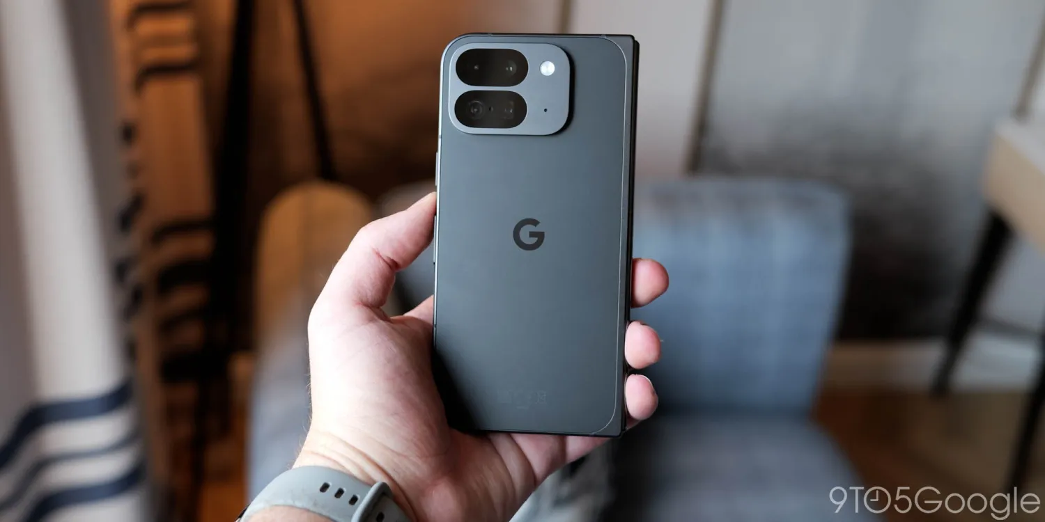 Pixel 9 Pro Falten. Illustration von 9to5Google