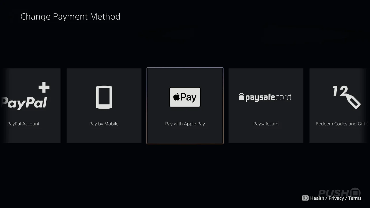 PlayStation Store auf PS5 mit der Möglichkeit, über Apple Pay einzukaufen PlayStation Store auf PS5 mit der Möglichkeit, über Apple Pay einzukaufen
