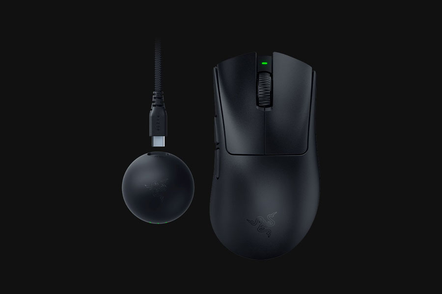 Panoramablick auf die Razer DeathAdder V4 Pro
