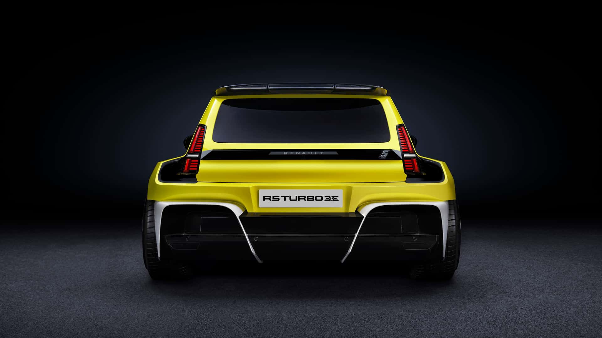 Renault 5 Turbo 3E Vorderansicht Renault 5 Turbo 3E Vorderansicht
