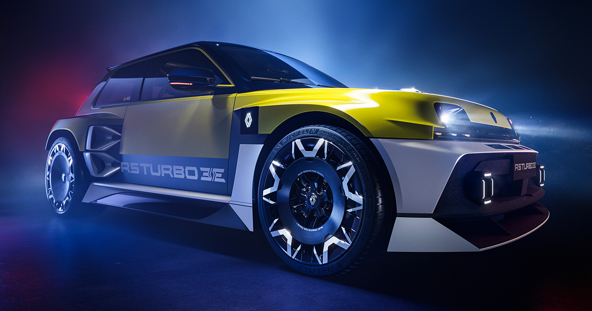 Das futuristische Design des Renault 5 Turbo 3E Das futuristische Design des Renault 5 Turbo 3E