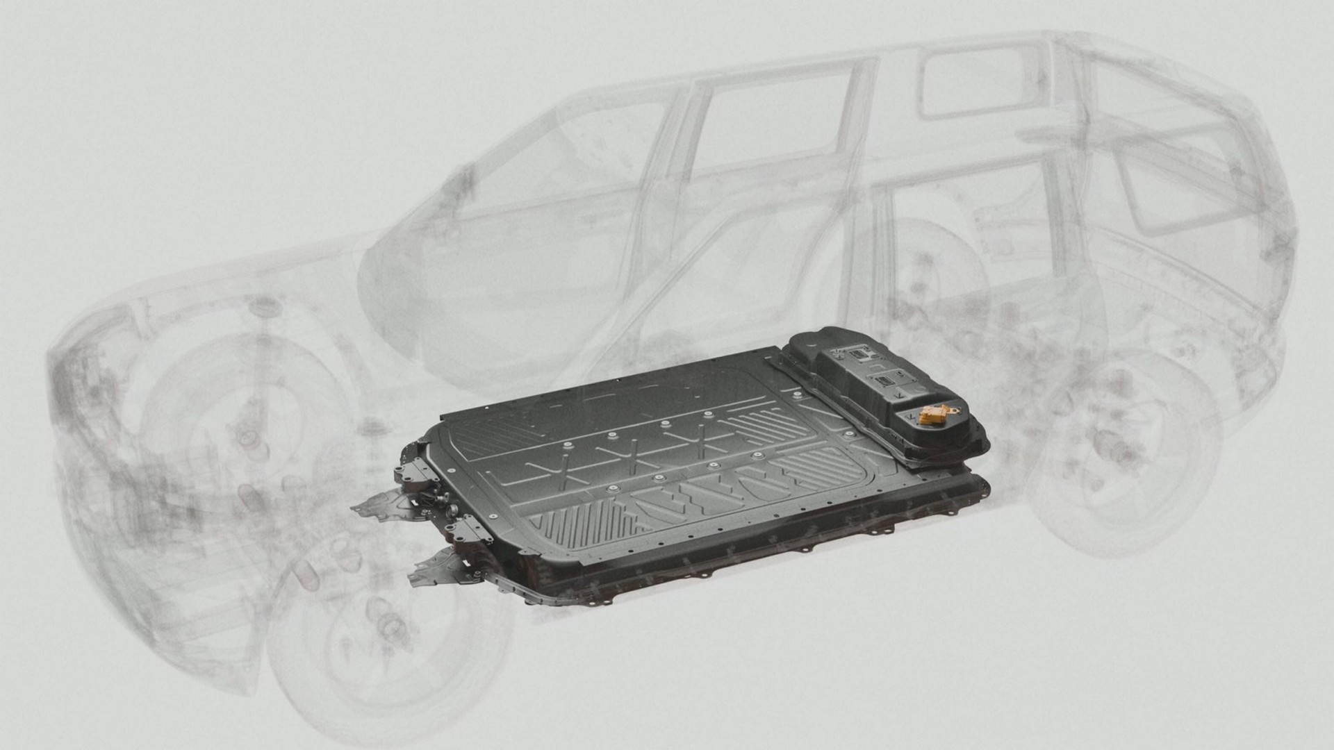 Rivian R2 Batterie und Steuerungsmodul