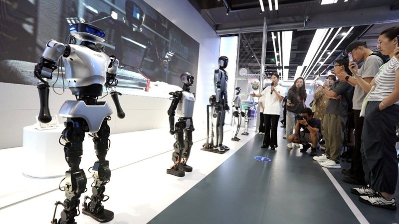 Blick auf die Robot Mall Blick auf die Robot Mall