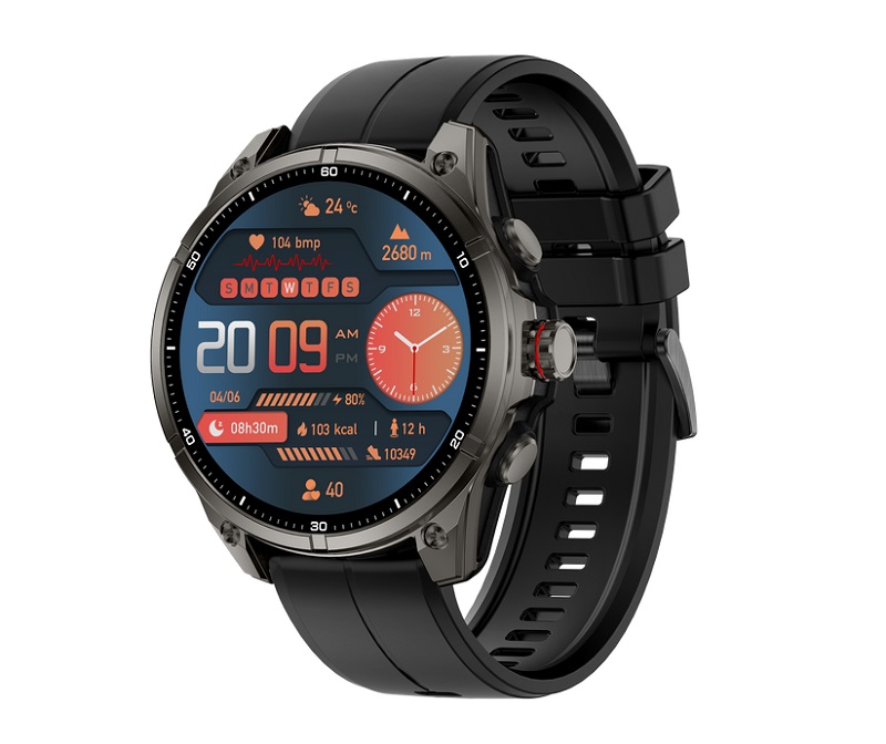 Schwarze Rollme GT 3 Smartwatch Schwarze Rollme GT 3 Smartwatch