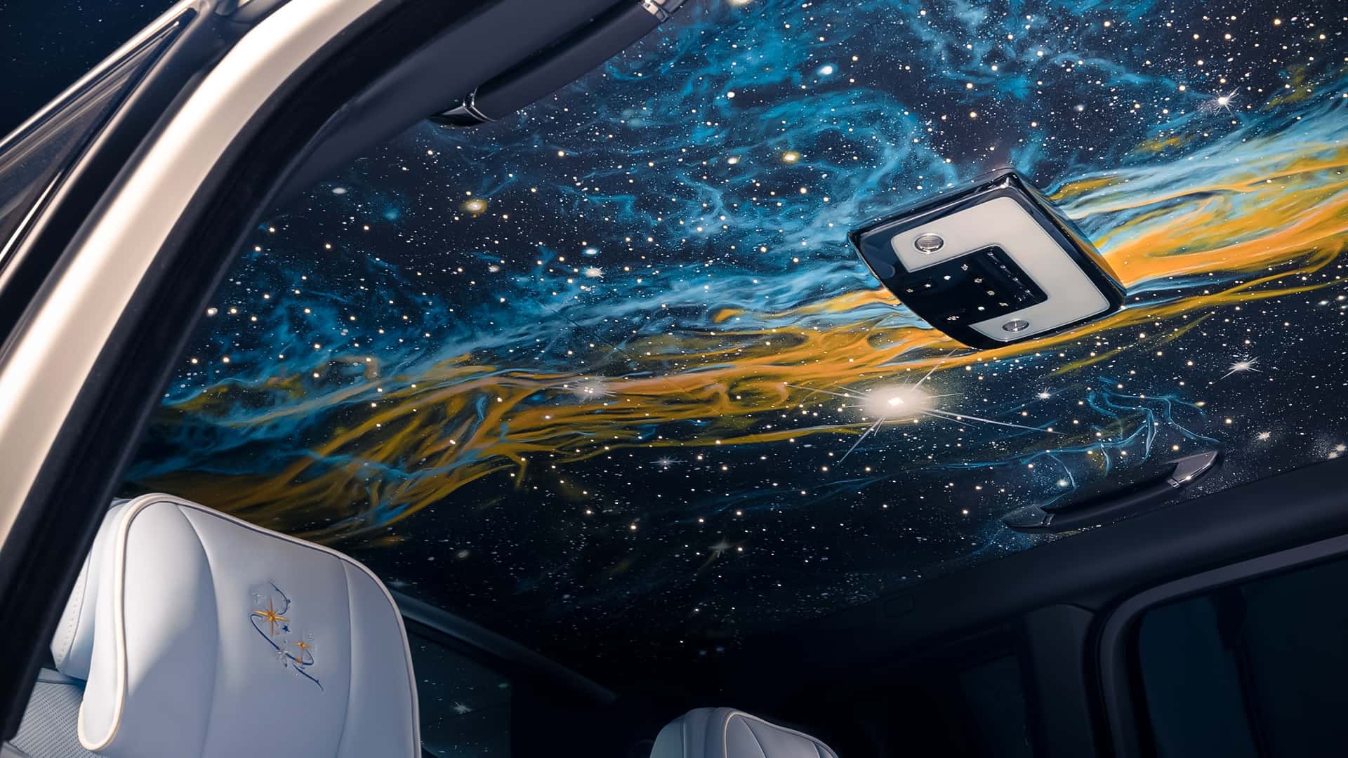 Rolls-Royce Cullinan Cosmos Limousine.