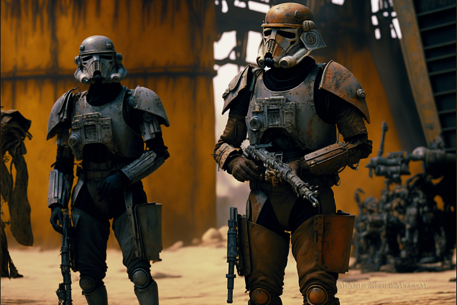 Neuronales Netzwerk stellt Planeten und ikonische Star Wars-Figuren im Steampunk-Stil dar-11 Neuronales Netzwerk stellt Planeten und ikonische Star Wars-Figuren im Steampunk-Stil dar-11