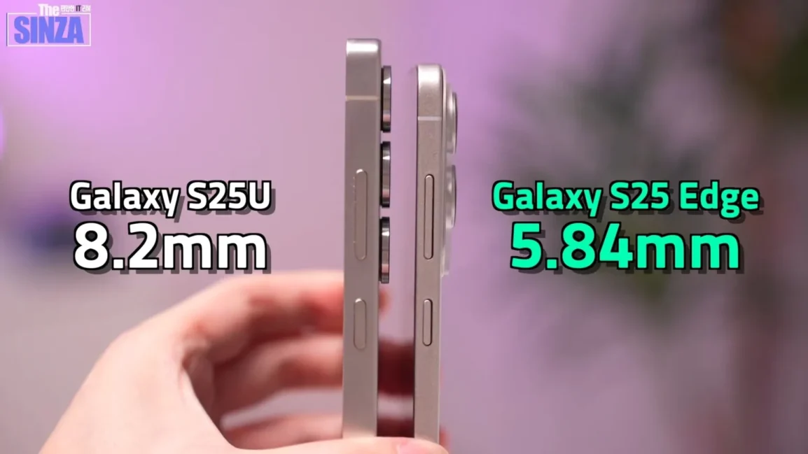 Studie über das Layout des Samsung Galaxy S25 Edge