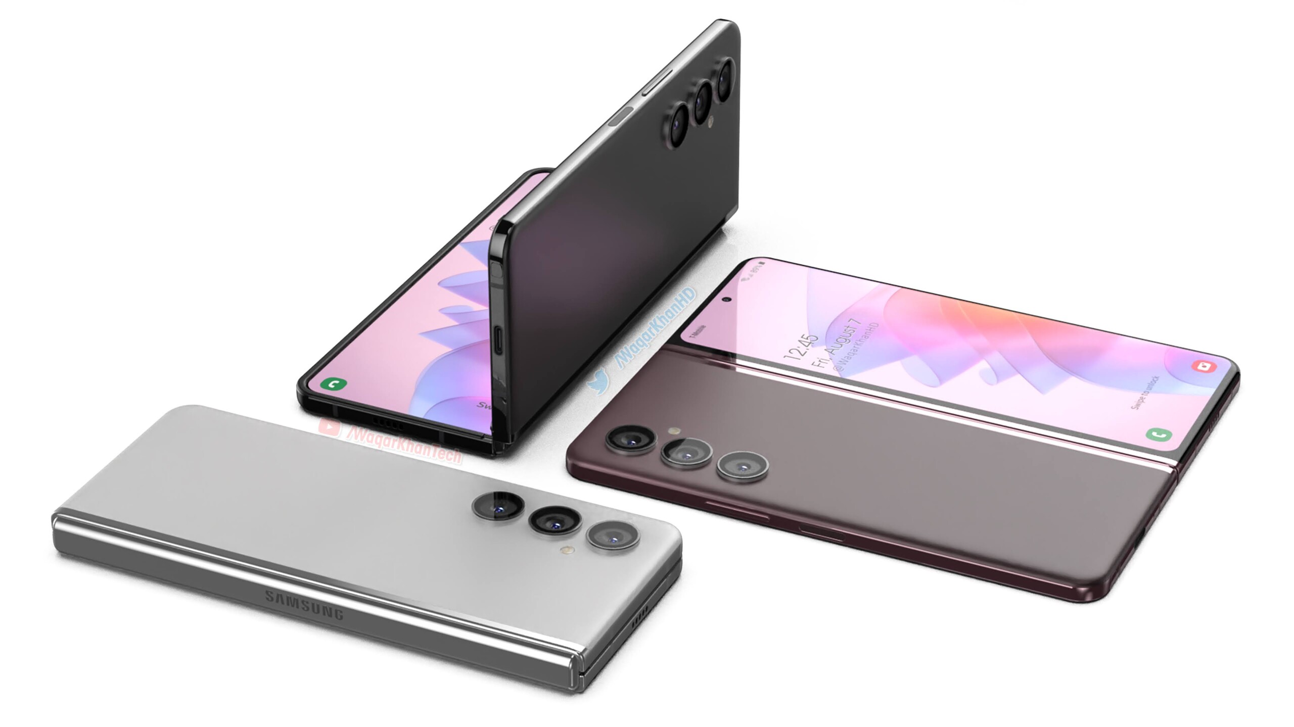 Foto der Samsung Galaxy Z Fold4-Schutzhülle mit neuen Seitenverhältnissen des Bildschirms Foto der Samsung Galaxy Z Fold4-Schutzhülle mit neuen Seitenverhältnissen des Bildschirms