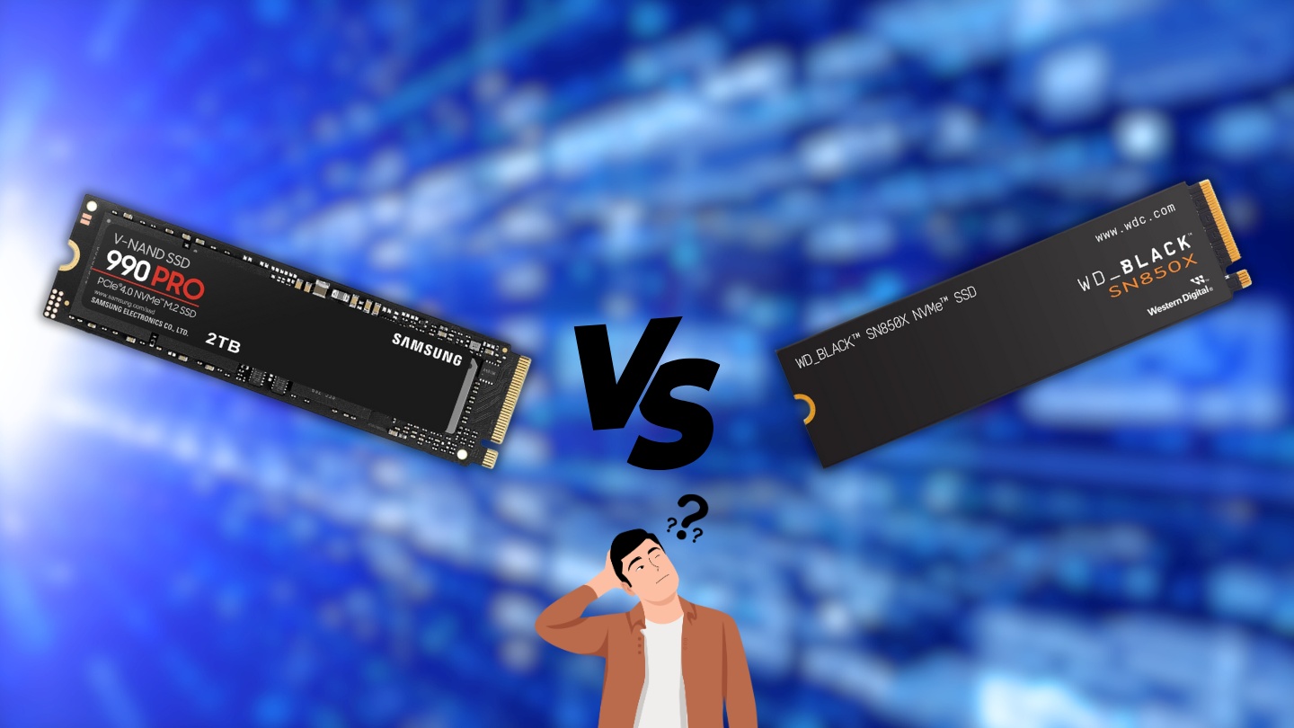 Vergleich 990 PRO vs. SN850X Vergleich 990 PRO vs. SN850X