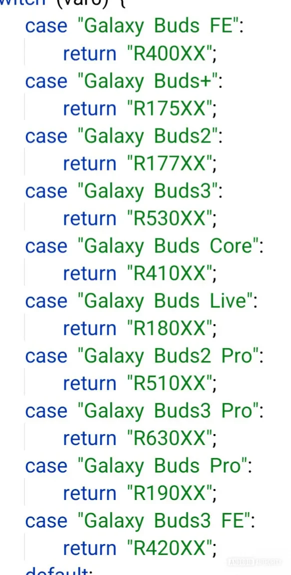 Code für die neue Galaxy Buds Kopfhörerserie Code für die neue Galaxy Buds Kopfhörerserie