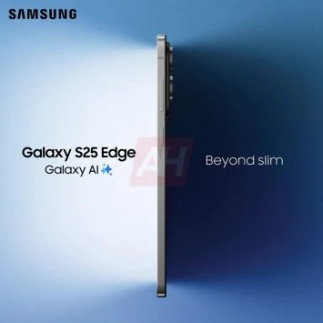Bild der zweiten Ecke des Samsung Galaxy S25 Edge Smartphones Bild der zweiten Ecke des Samsung Galaxy S25 Edge Smartphones