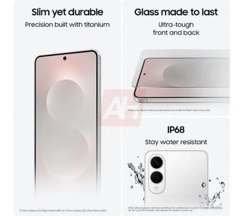 Samsung Galaxy S25 Edge Smartphone mit AMOLED-Display Samsung Galaxy S25 Edge Smartphone mit AMOLED-Display