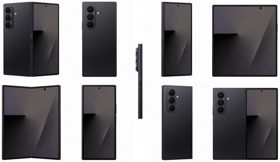 Samsung Galaxy Z Fold 7 in der Jet Black Farbe Samsung Galaxy Z Fold 7 in der Jet Black Farbe