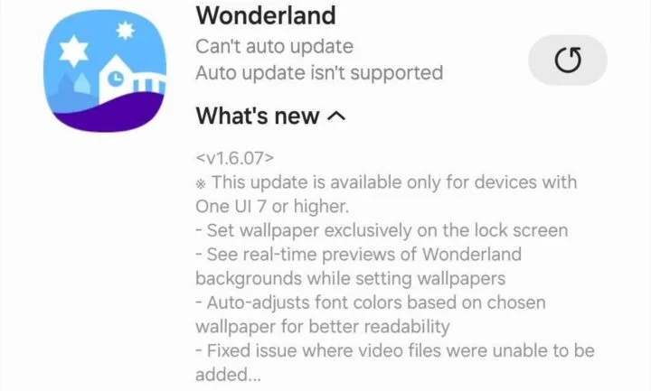 Wunderland 1.6.07 Update