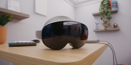 Vorderseite des Samsung Project Moohan Headsets