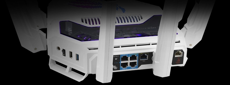 Illustration der Fähigkeiten des ASUS ROG Rapture GT-BE19000AI