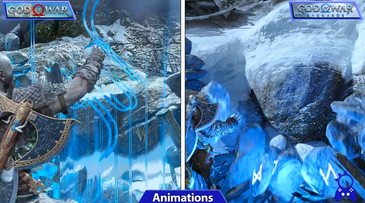 Wahnsinniger Fortschritt: Blogger vergleicht PC-Version von God of War 2018 auf Ultra-Einstellungen und God of War Ragnarok auf PlayStation 5-13 Wahnsinniger Fortschritt: Blogger vergleicht PC-Version von God of War 2018 auf Ultra-Einstellungen und God of War Ragnarok auf PlayStation 5-13