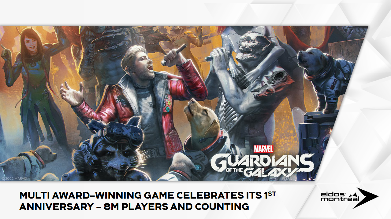 Embracer-Gruppe: 8 Millionen Menschen haben Marvels Abenteuerfilm Guardians of the Galaxy in einem Jahr gespielt, und diese Zahl wächst weiter-2 Embracer-Gruppe: 8 Millionen Menschen haben Marvels Abenteuerfilm Guardians of the Galaxy in einem Jahr gespielt, und diese Zahl wächst weiter-2