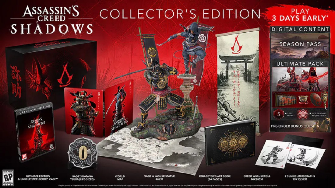 Ubisoft hat eine Deluxe-Collector's Edition von Assassin's Creed Shadows herausgebracht: Fans der Serie werden sie sich nicht entgehen lassen können Ubisoft hat eine Deluxe-Collector's Edition von Assassin's Creed Shadows herausgebracht: Fans der Serie werden sie sich nicht entgehen lassen können