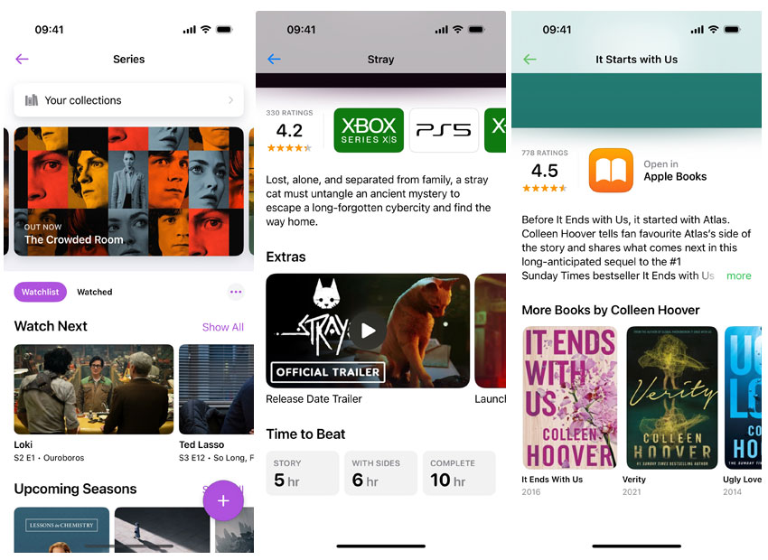Screenshot der Sequel-App auf dem iPhone Screenshot der Sequel-App auf dem iPhone