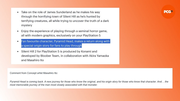 Konami dementiert die Erweiterung der Pyramid Head-Story im Silent Hill 2-Remake: Bloober Team weicht nicht von der kanonischen Horror-Storyline ab-2 Konami dementiert die Erweiterung der Pyramid Head-Story im Silent Hill 2-Remake: Bloober Team weicht nicht von der kanonischen Horror-Storyline ab-2