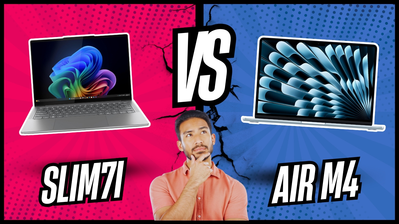 Slim7i gegen MacBook Air M4 Slim7i gegen MacBook Air M4