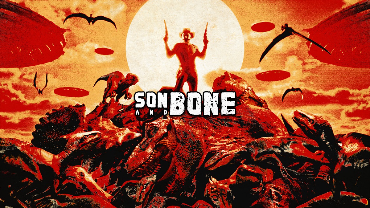 Son and Bone, ein Shooter, in dem man einen Dinosaurier mit bloßen Händen erwürgen und einem Triceratops die Hörner abreißen kann, wird morgen - am 4. September - veröffentlicht Son and Bone, ein Shooter, in dem man einen Dinosaurier mit bloßen Händen erwürgen und einem Triceratops die Hörner abreißen kann, wird morgen - am 4. September - veröffentlicht