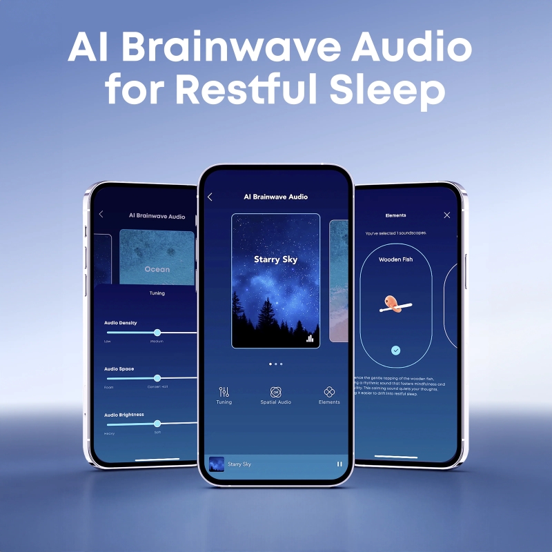 Soundcore Sleep A30 Größenvergleich