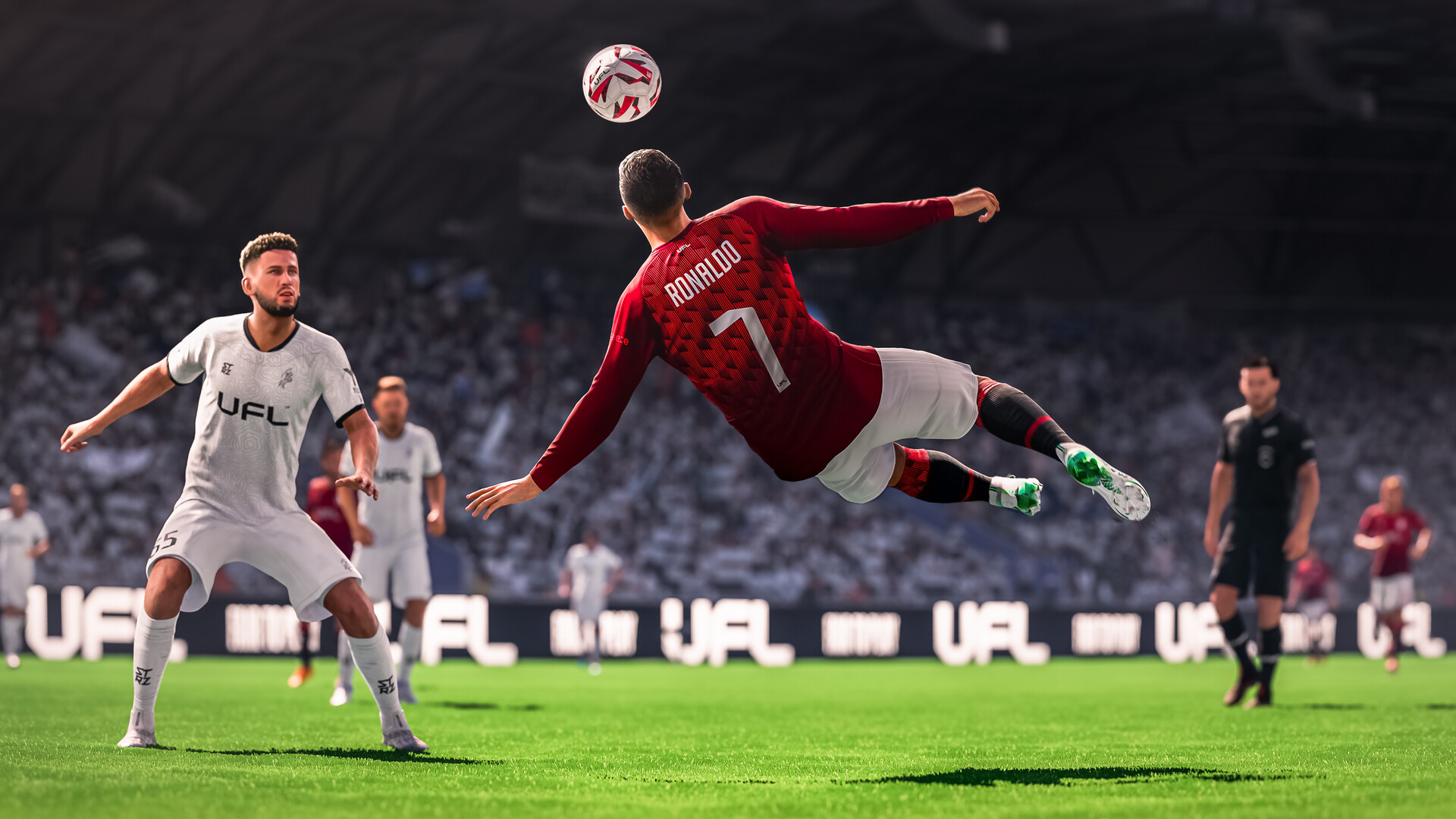 Mannschaft im UFL-Spiel Mannschaft im UFL-Spiel