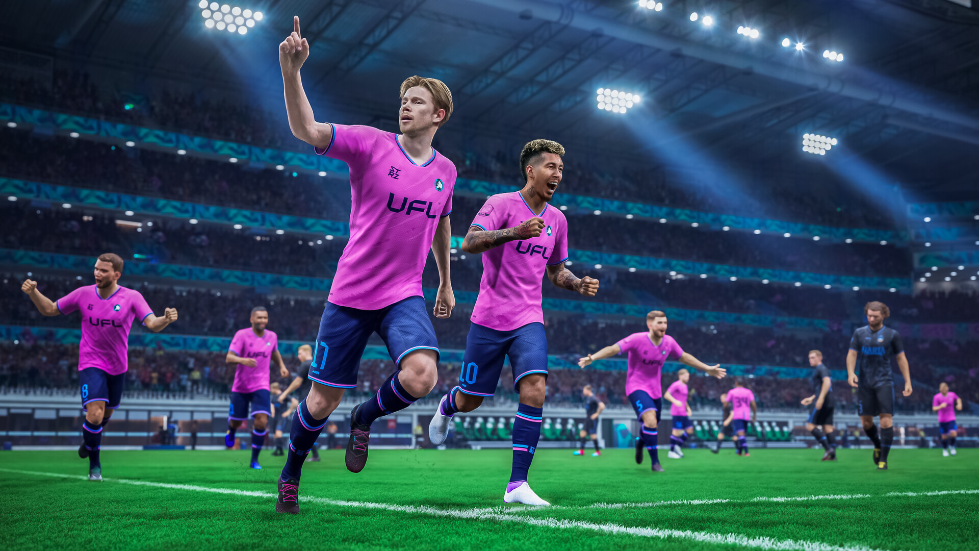 Fußballspiel in der UFL Fußballspiel in der UFL