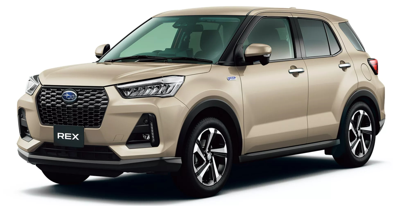 Subaru Rex mit Reichweitenverlängerer Subaru Rex mit Reichweitenverlängerer