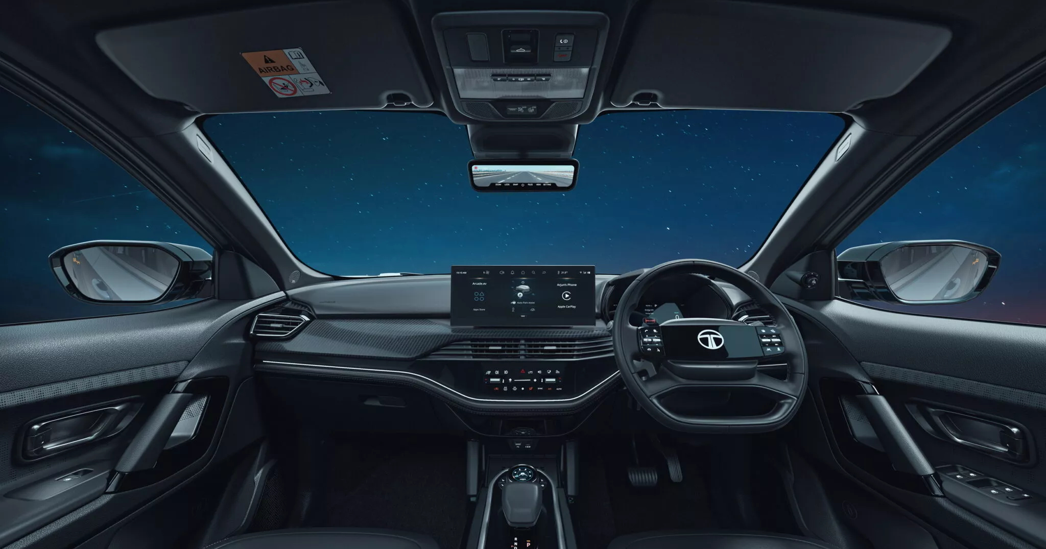 Tata Harrier.ev Innenraum. Tata Harrier.ev Innenraum.
