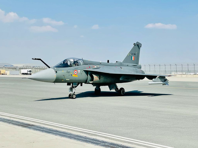 Das von Indien entwickelte Kampfflugzeug Tejas Das von Indien entwickelte Kampfflugzeug Tejas