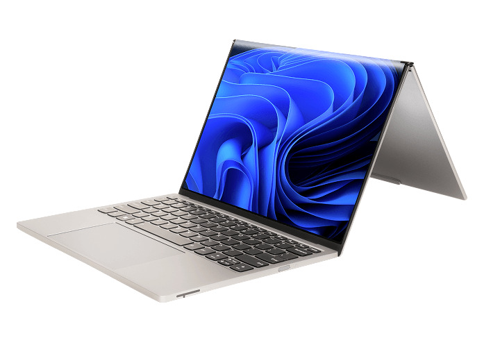 Lenovo ThinkBook Flip Laptop in geschlossenem Zustand Lenovo ThinkBook Flip Laptop in geschlossenem Zustand
