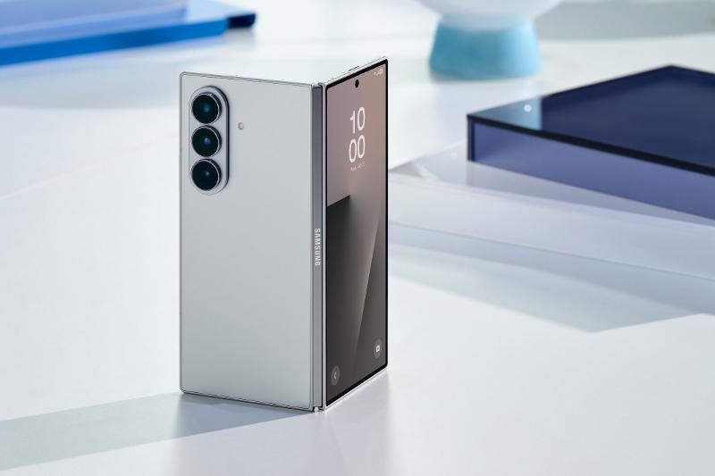 Samsung Galaxy Z Fold 7 in Silberfarbe Samsung Galaxy Z Fold 7 in Silberfarbe