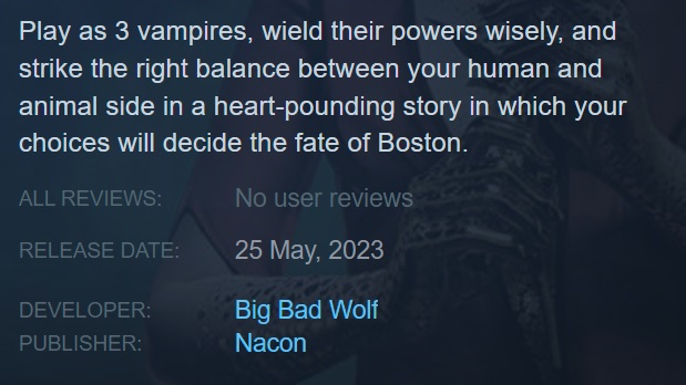 Nicht mehr EGS-exklusiv. Vampire: The Masquerade - Swansong erscheint im Mai auf Steam-2 Nicht mehr EGS-exklusiv. Vampire: The Masquerade - Swansong erscheint im Mai auf Steam-2