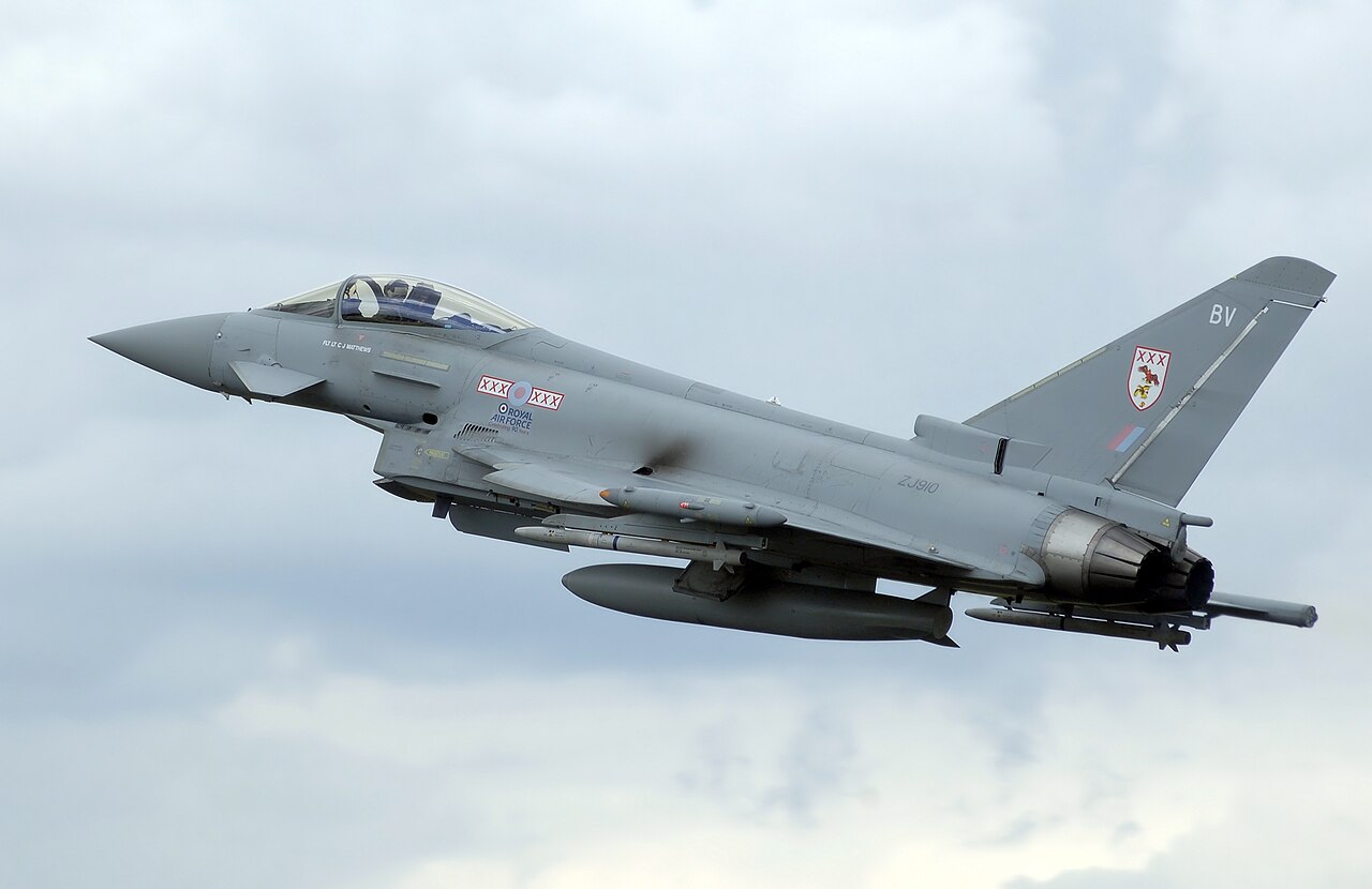 Eurofighter Typhoon Eurofighter Typhoon. Illustration aus Wikipedia