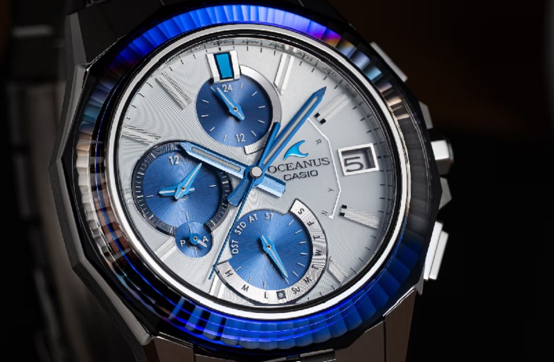 Elegantes Design der Casio Oceanus Manta OCW-S6000PB-7A Elegantes Design der Casio Oceanus Manta OCW-S6000PB-7A