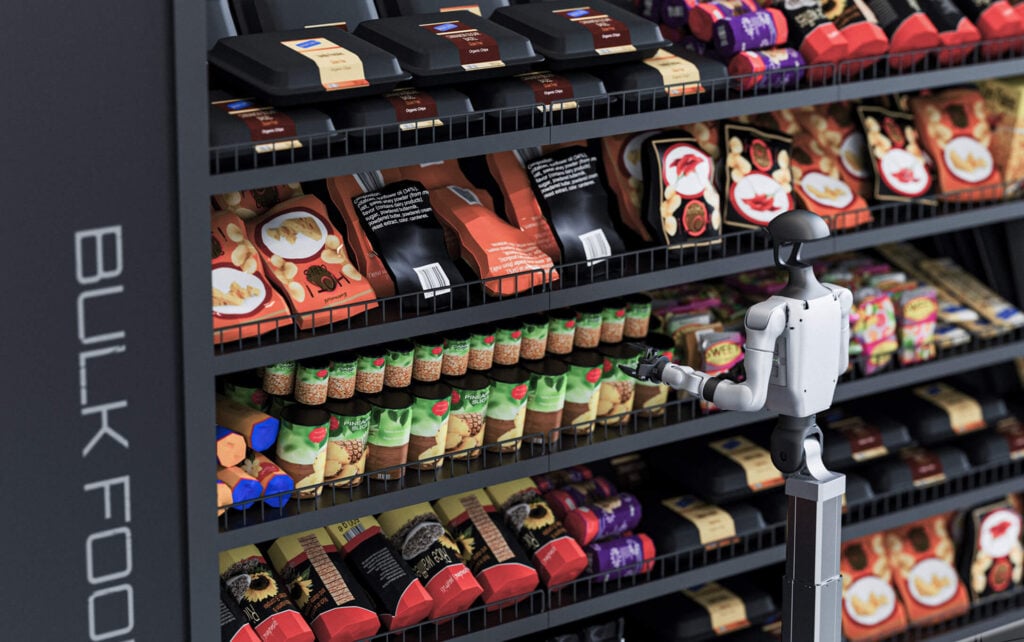 Humanoider Roboter Unitree G1-D in Bewegung