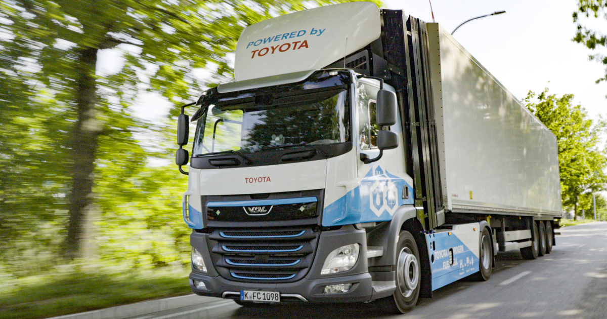 VDL-Lkw mit Wasserstoff-Brennstoffzellen VDL-Lkw mit Wasserstoff-Brennstoffzellen